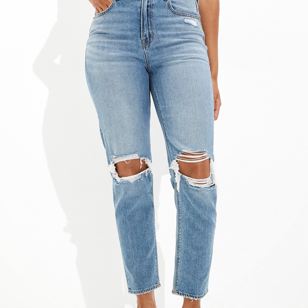 american eagle mom jeans